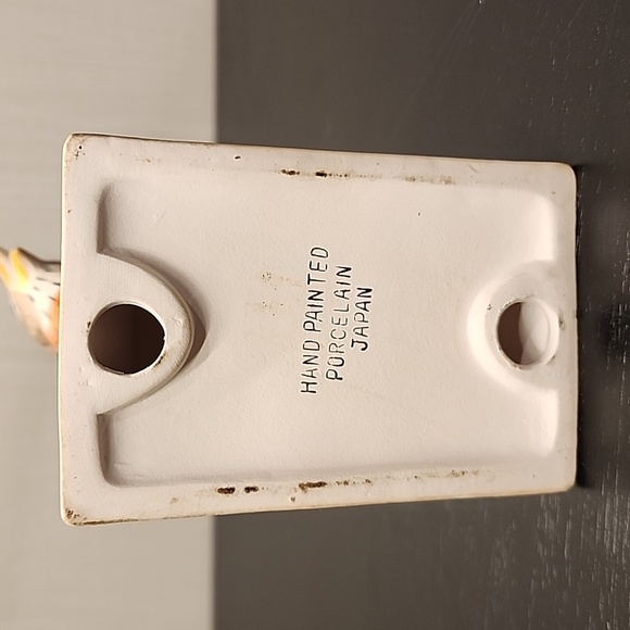 Rare Vintage Porcelain Figurine Robin Hand Painted Made In Japan - Picture 11 of 11